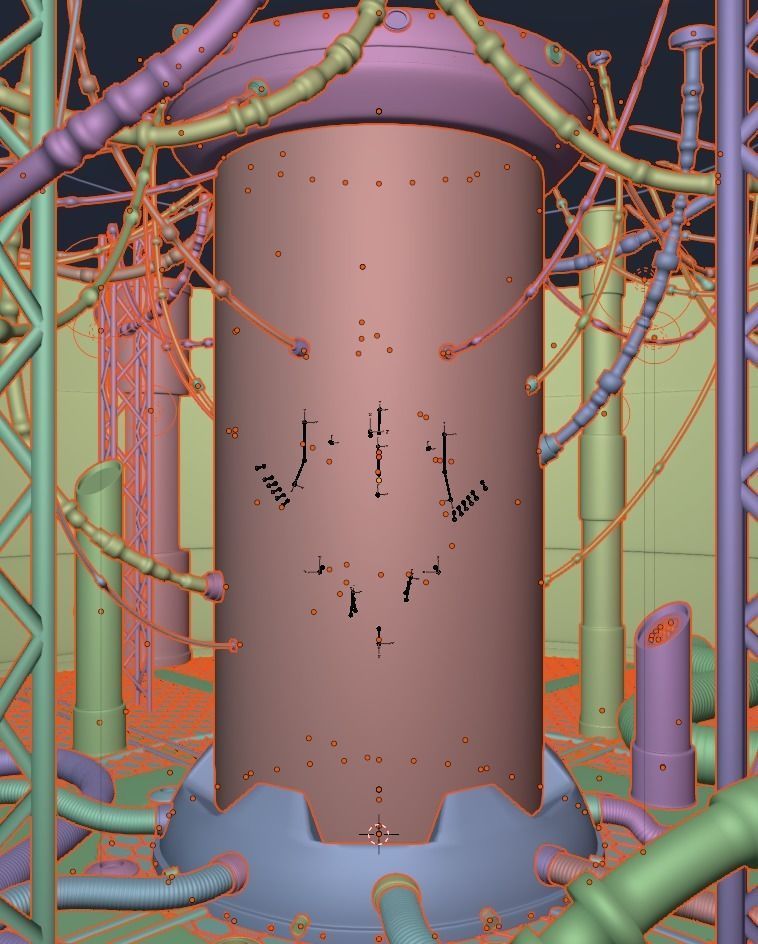 Full Sci Fi Scene Blender 3D model_2