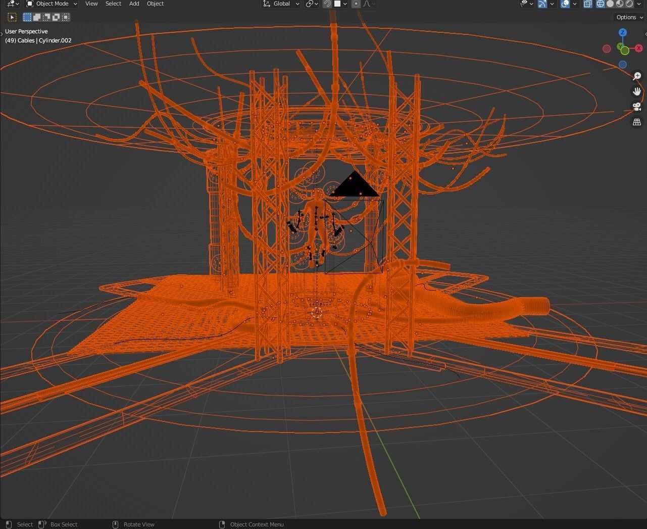 Full Sci Fi Scene Blender 3D model_7