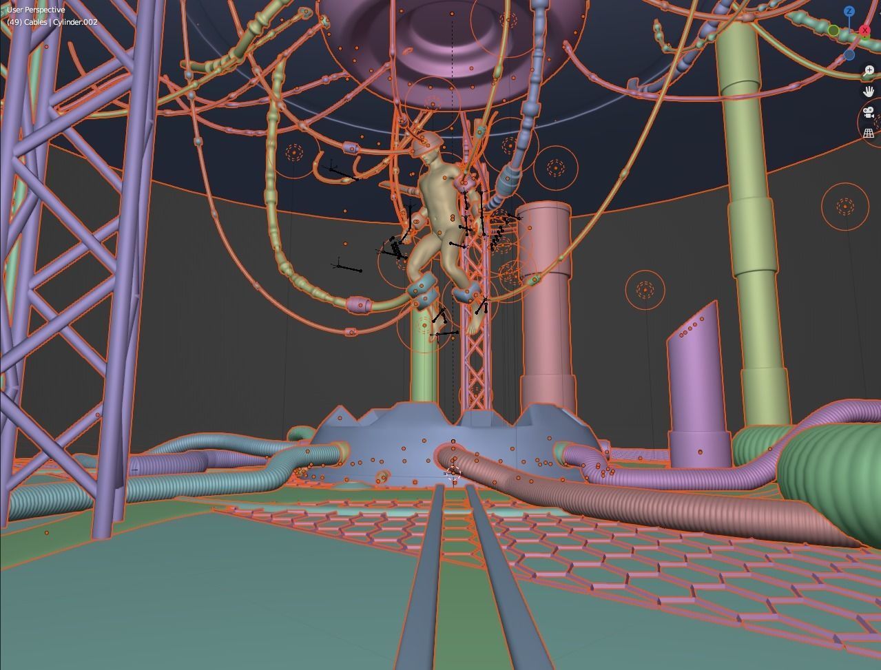 Full Sci Fi Scene Blender 3D model_6