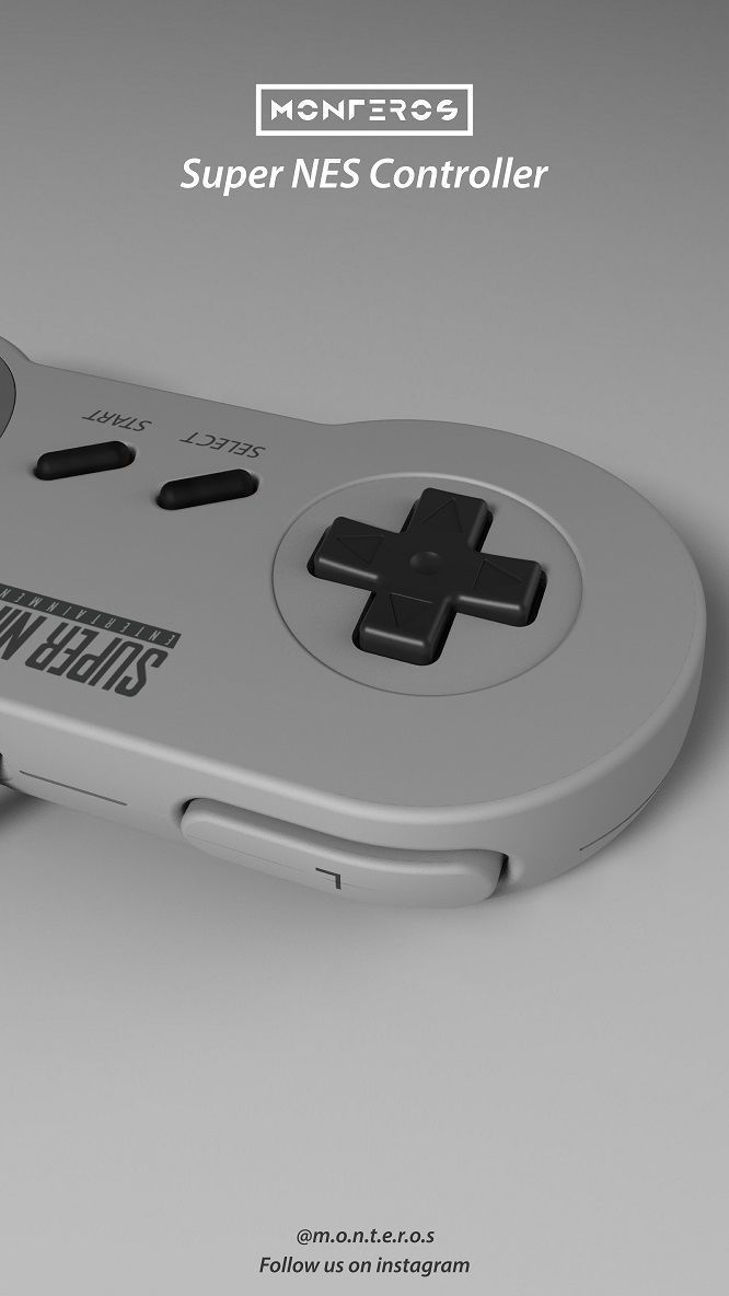 Super NES Controller - 08 Electronic and Components Free 3D print model_5