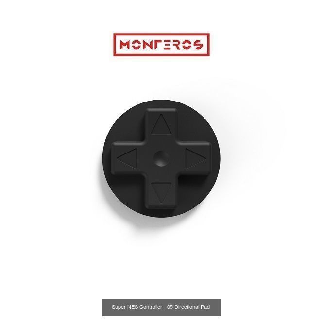 Super NES Controller - All Files 3D Model Collection_6