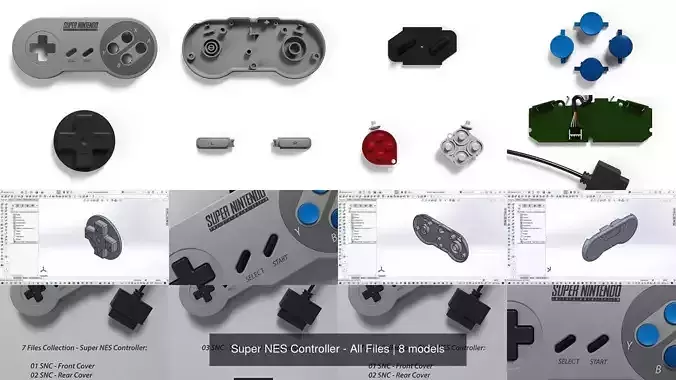Super NES Controller - All Files