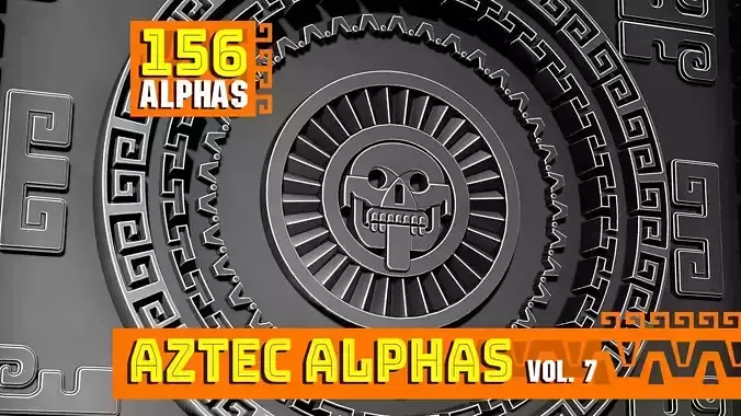 Aztec ALPHA BRUSHES Volume 7