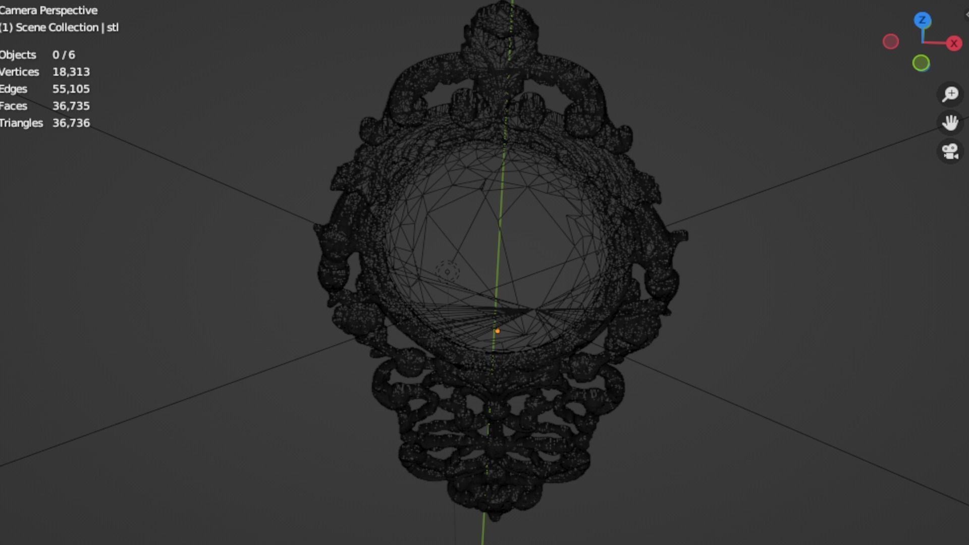 Classic decor ornament 190 3D print model_5