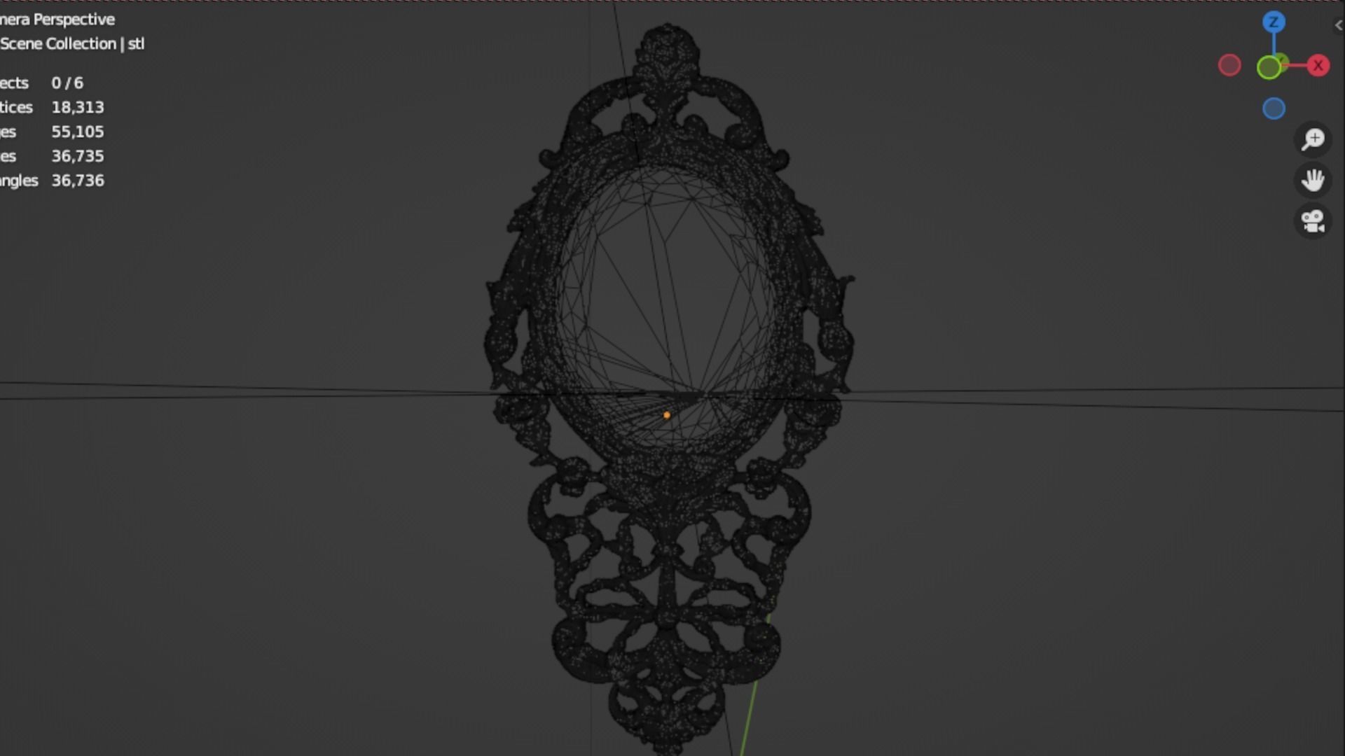 Classic decor ornament 190 3D print model_6