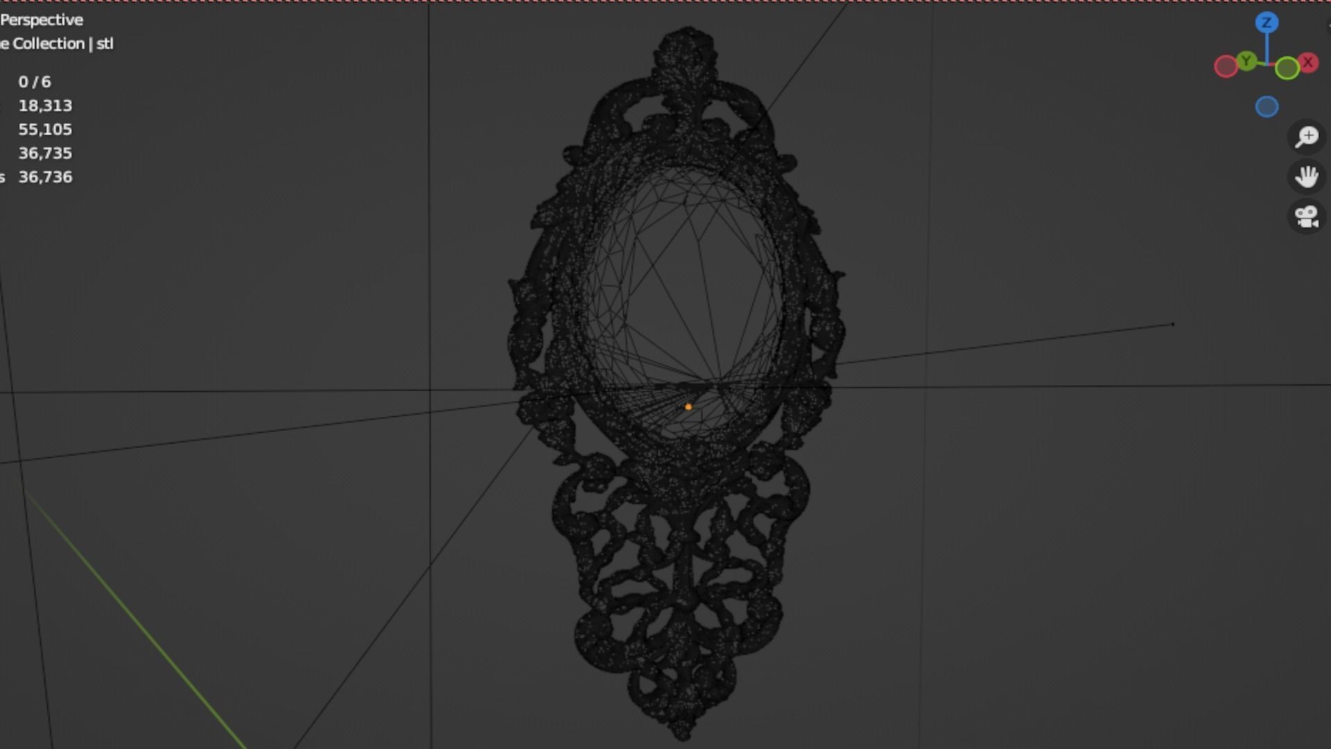 Classic decor ornament 190 3D print model_7