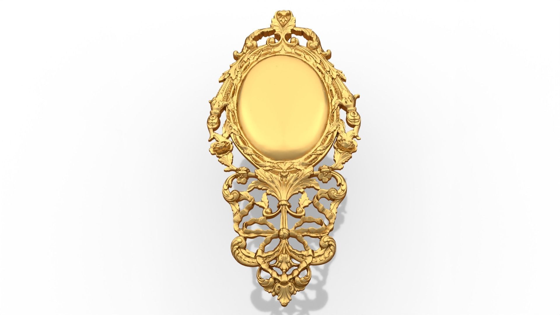 Classic decor ornament 190 3D print model_3