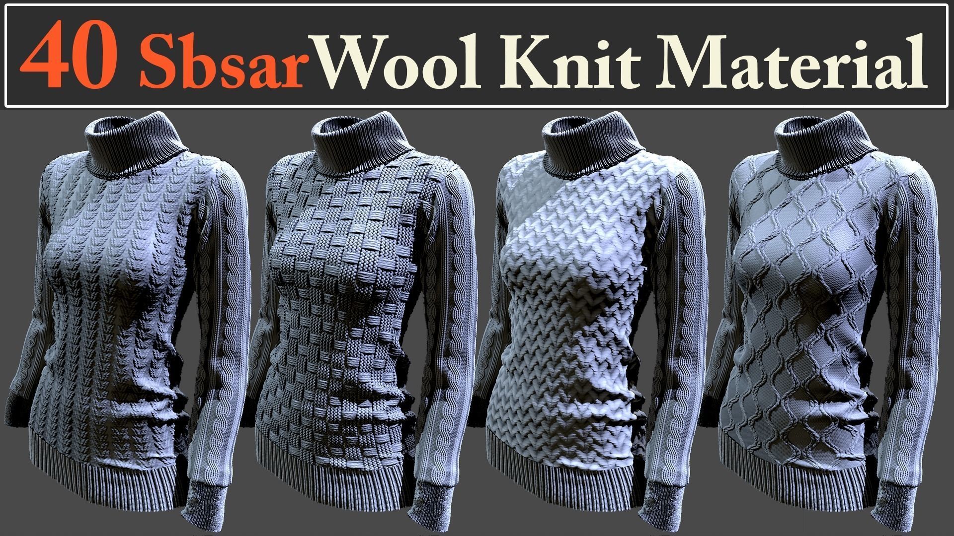 40 SBSAR Wool Knit Materials Texture_8