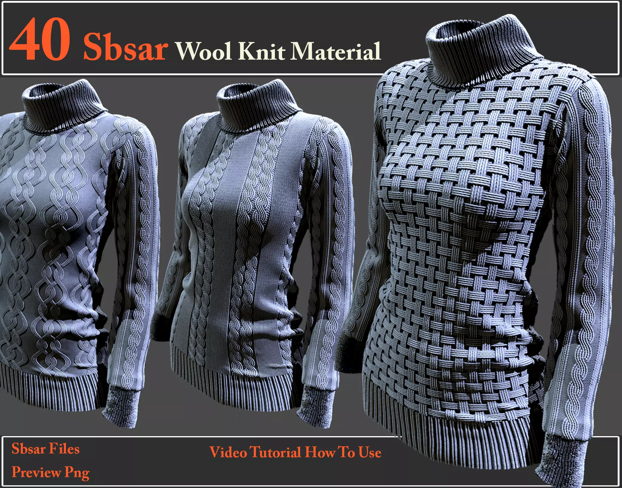 40 SBSAR Wool Knit Materials Texture_0