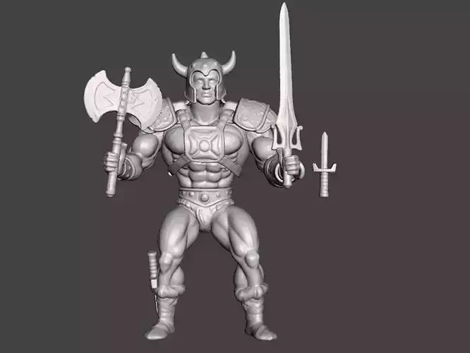 BARBARIAN HE MAN NEW ETERNIA MOTU CUSTOM VINTAGE ACTION FIGURE