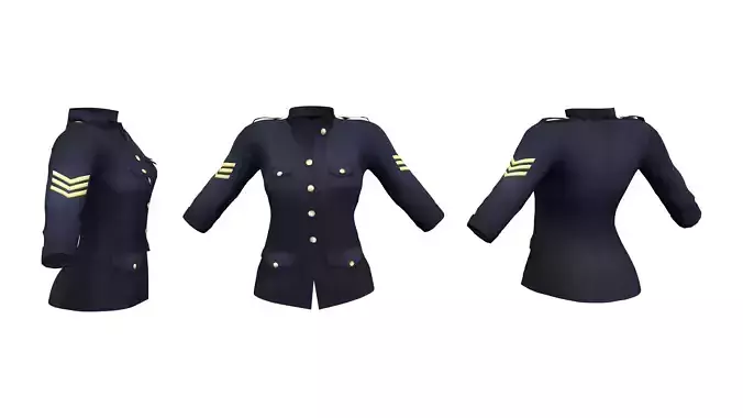 Ladies Military Jacket