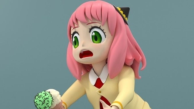 Anya Folger - Spy x Family 3D print model