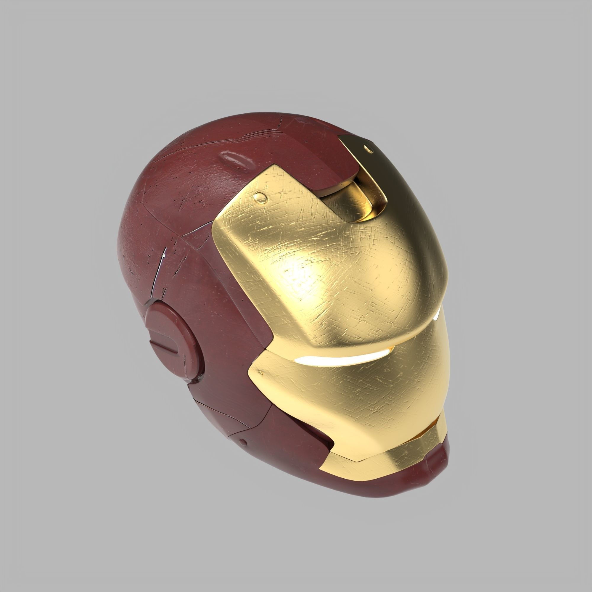 IRON MAN Mark Low-poly 3D model_1