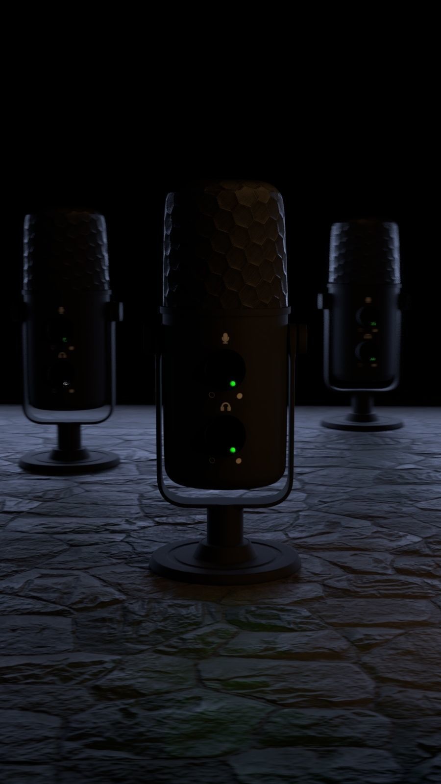 microphone Free 3D model_6