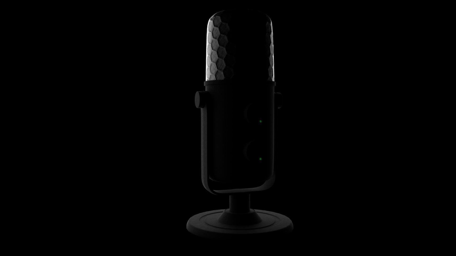 microphone Free 3D model_3