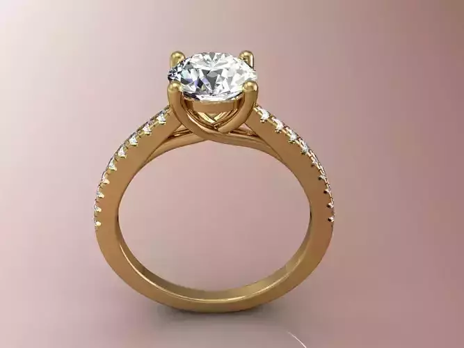 Petite engagement ring size 6