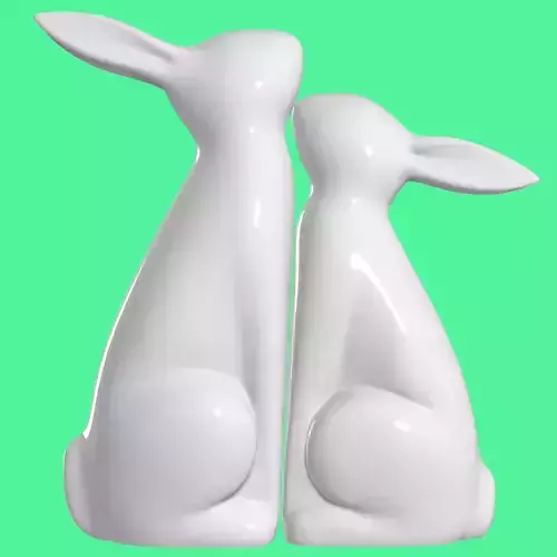 Beautiful rabbit decoration