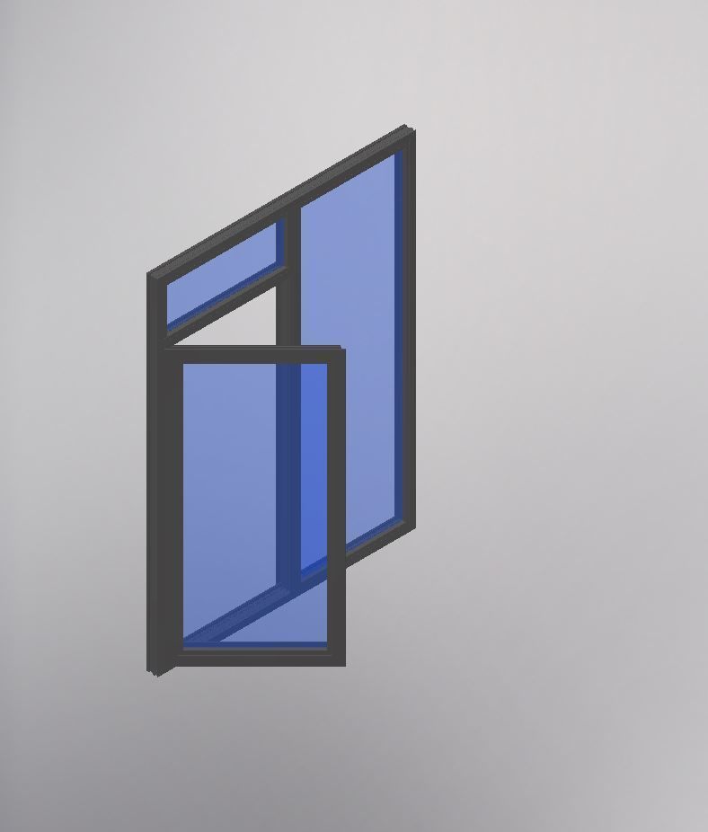 Aluminium extrusion frame assembly design  for door and windows 3D print model_13