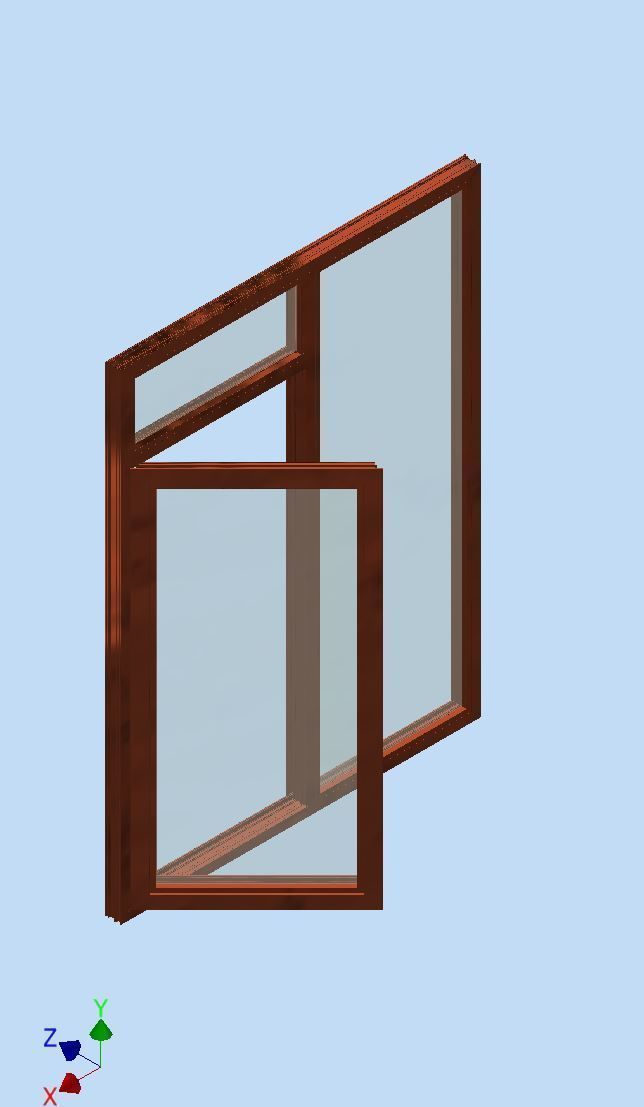 Aluminium extrusion frame assembly design  for door and windows 3D print model_9