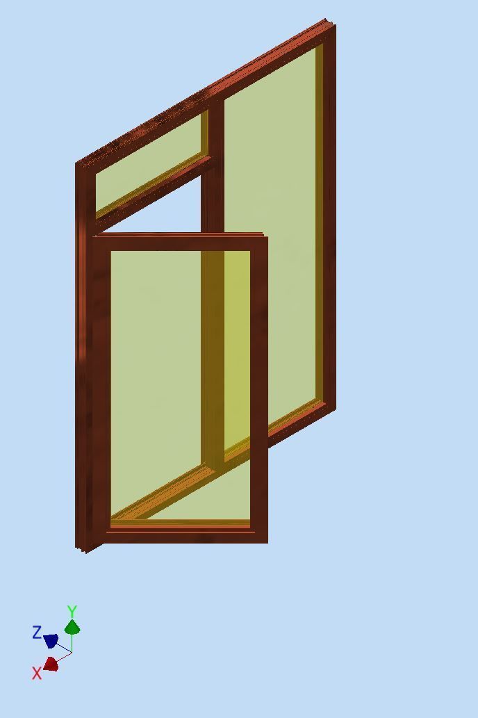 Aluminium extrusion frame assembly design  for door and windows 3D print model_18