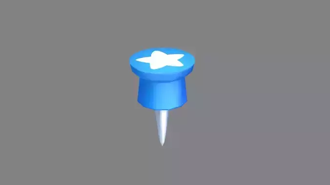 cartoon pushpin