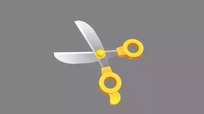 cartoon scissors