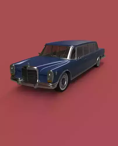 Mercedes Benz 600 Pullman 1964 3D model