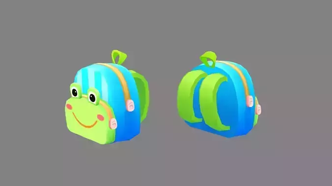 cartoon frog bag