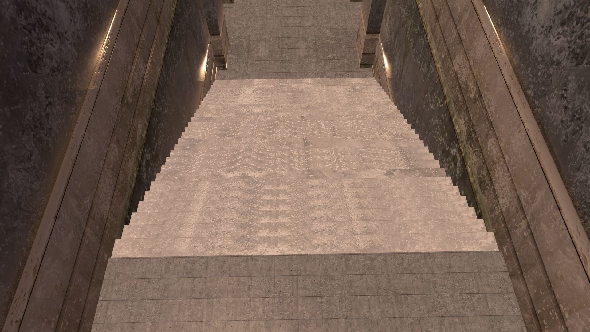 Abandoned Neglected Building Low-poly 3D model_10