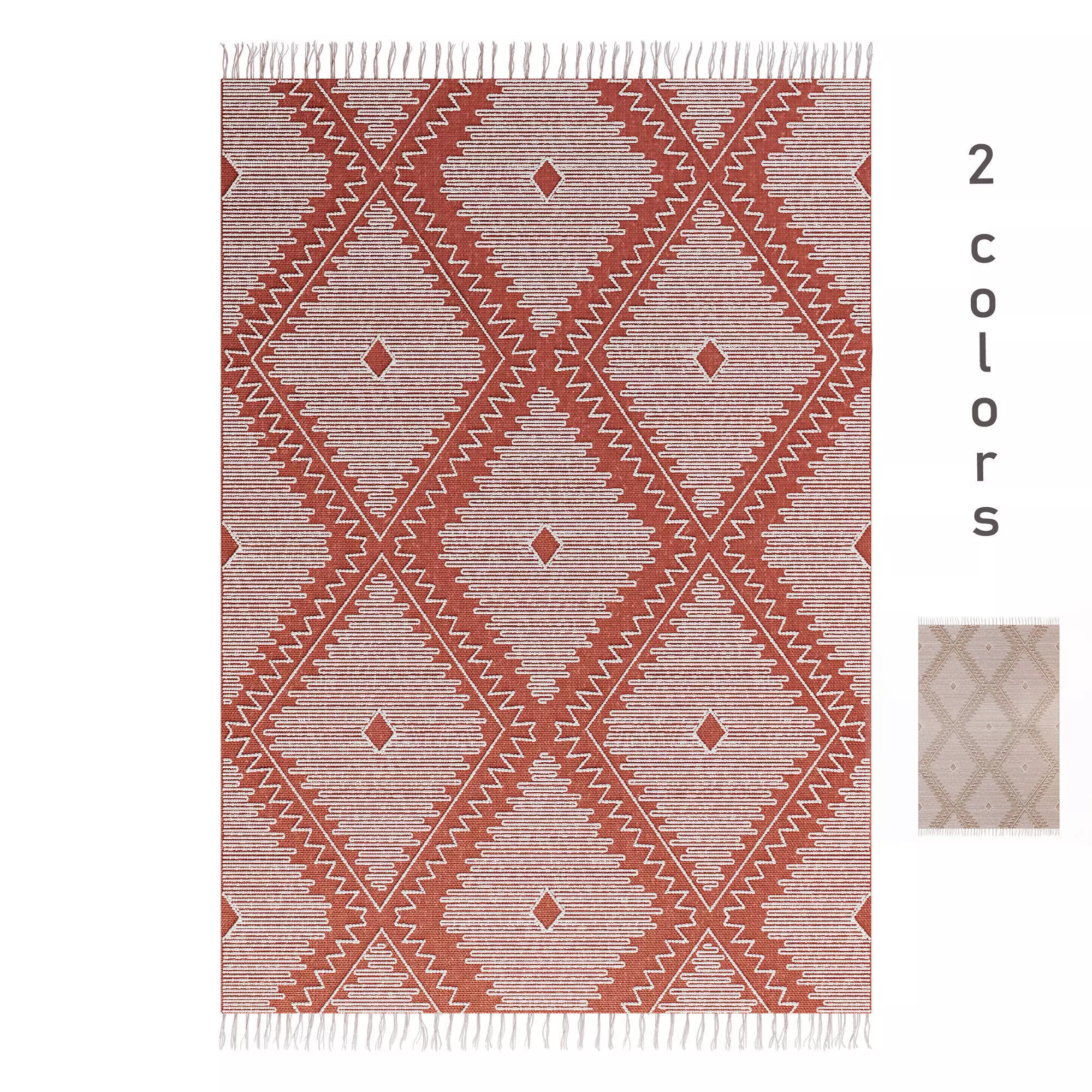 Tierra Natural Rug 3D model_0