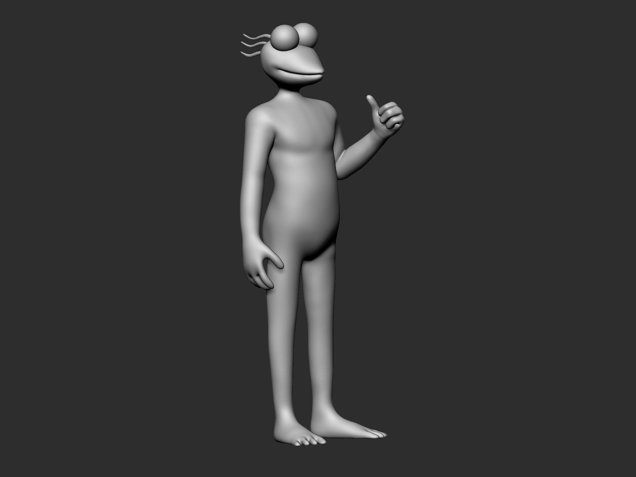 Graggle Simpson - STL - 3D print model_13