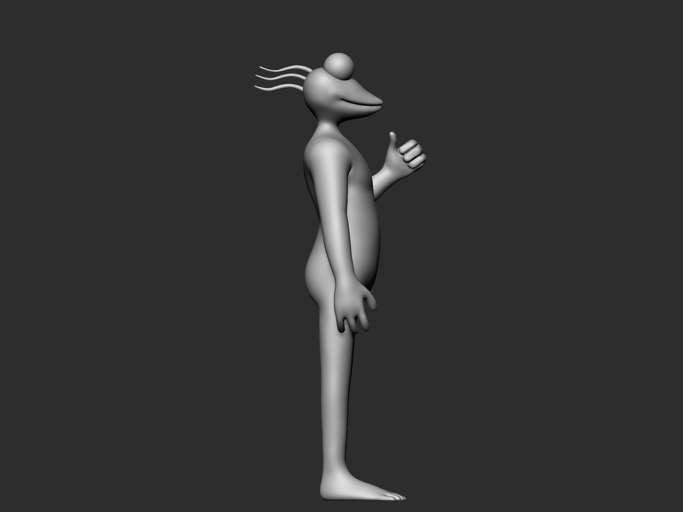 Graggle Simpson - STL - 3D print model_5