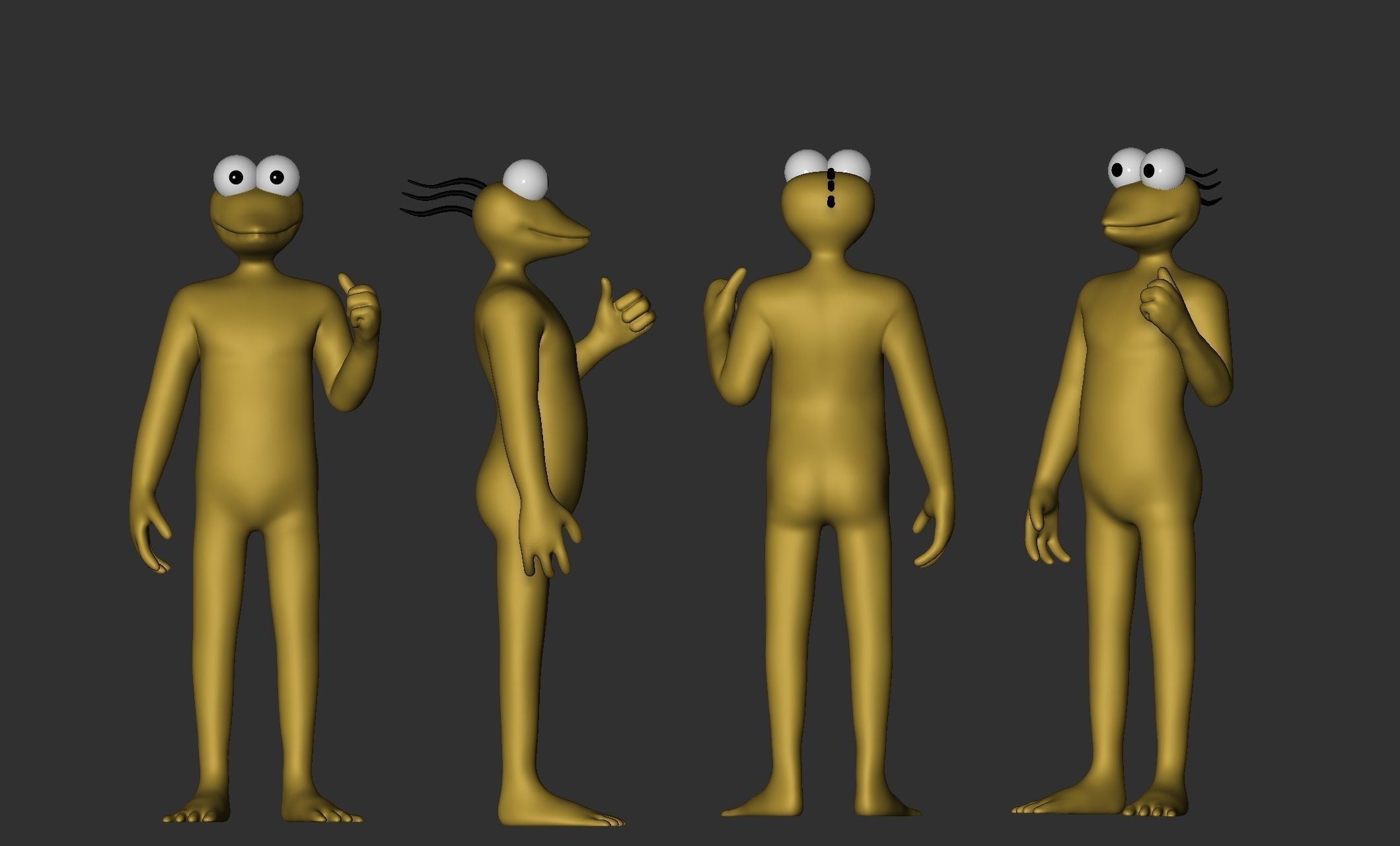 Graggle Simpson - STL - 3D print model_2