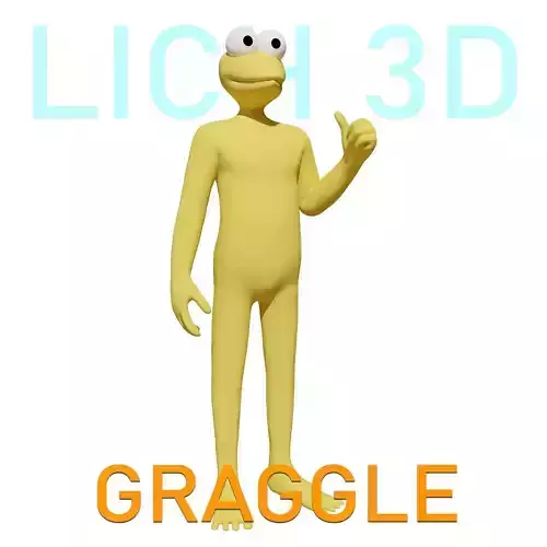 Graggle Simpson - STL - 3D print model
