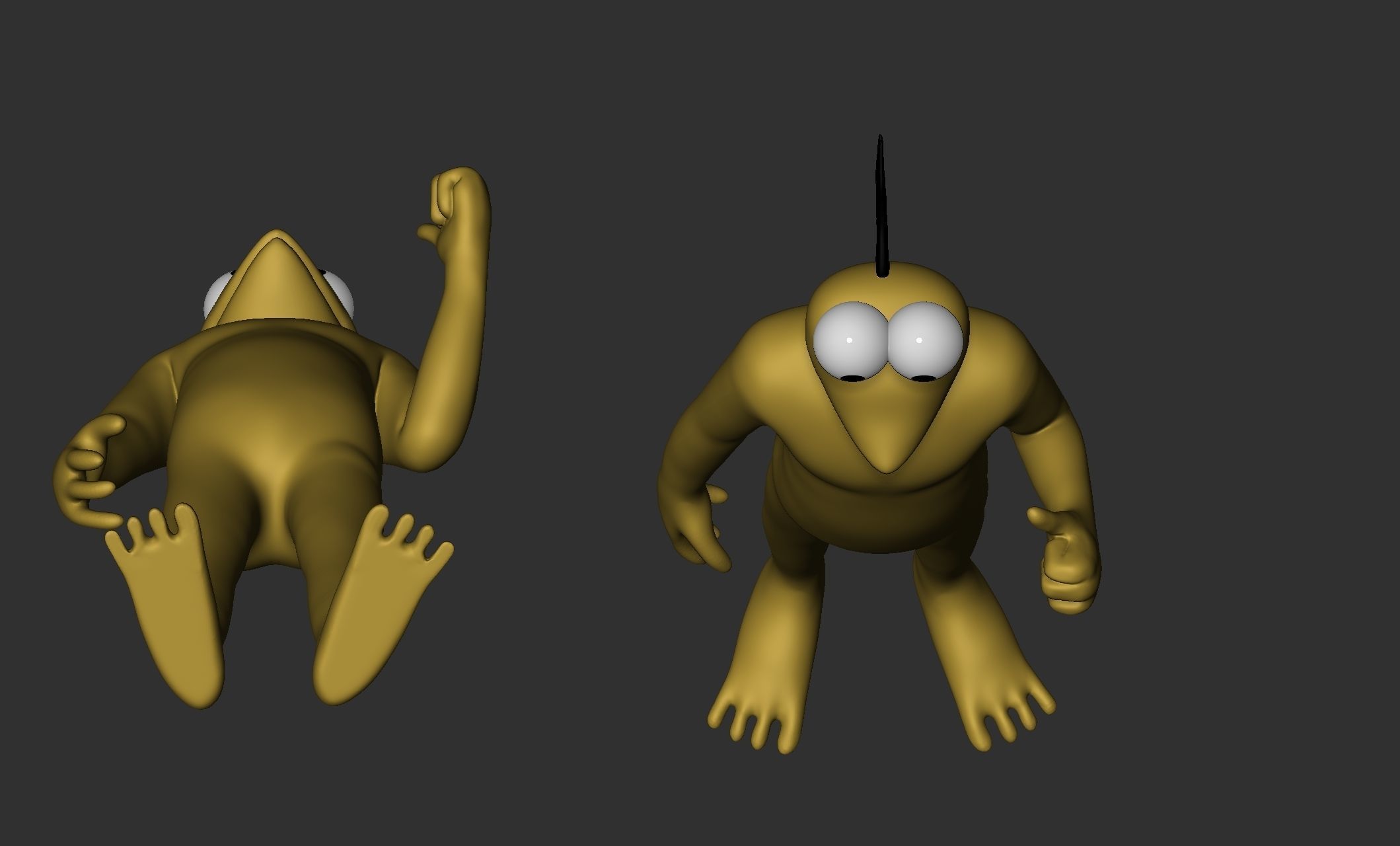 Graggle Simpson - STL - 3D print model_3