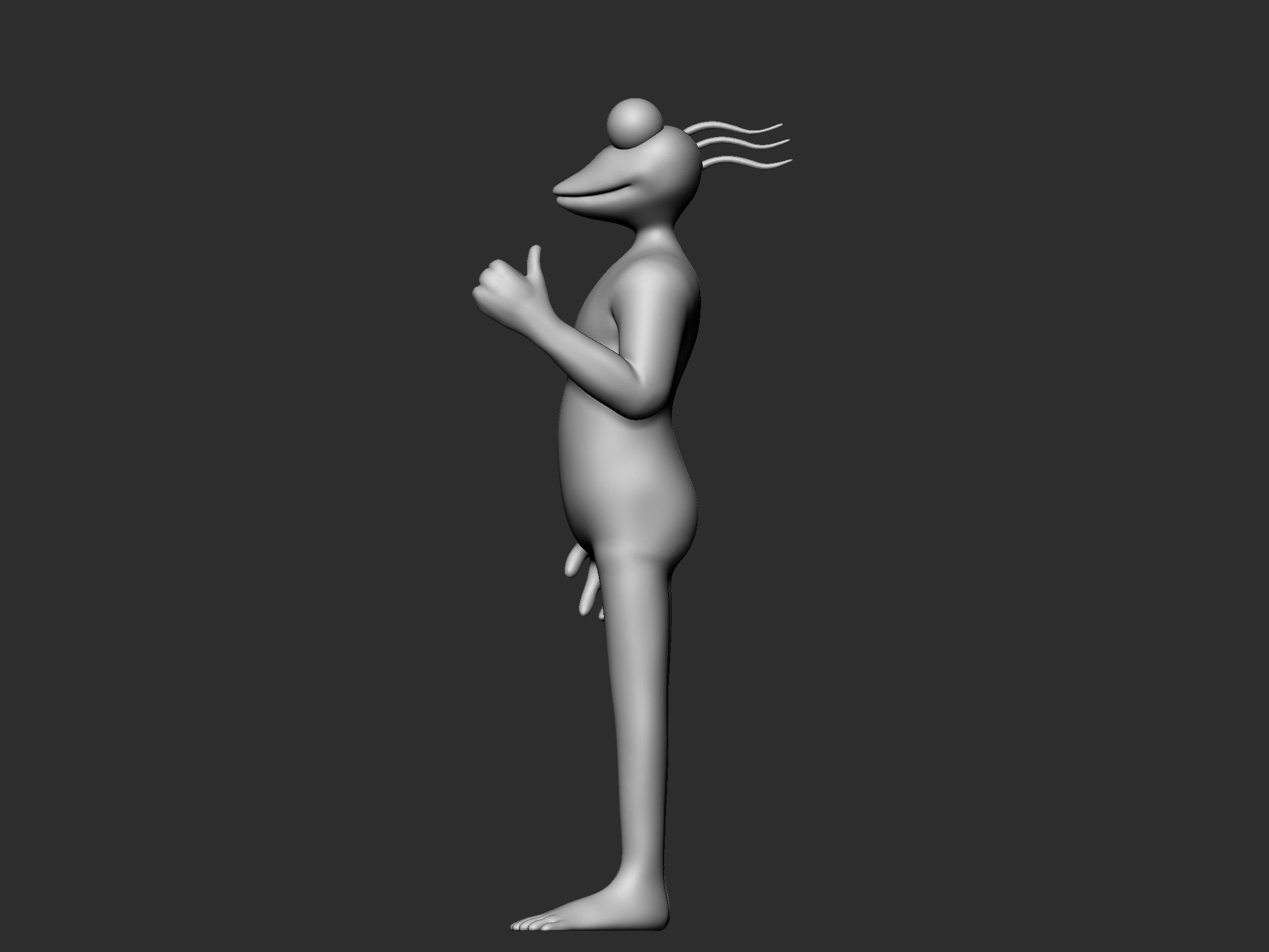 Graggle Simpson - STL - 3D print model_4