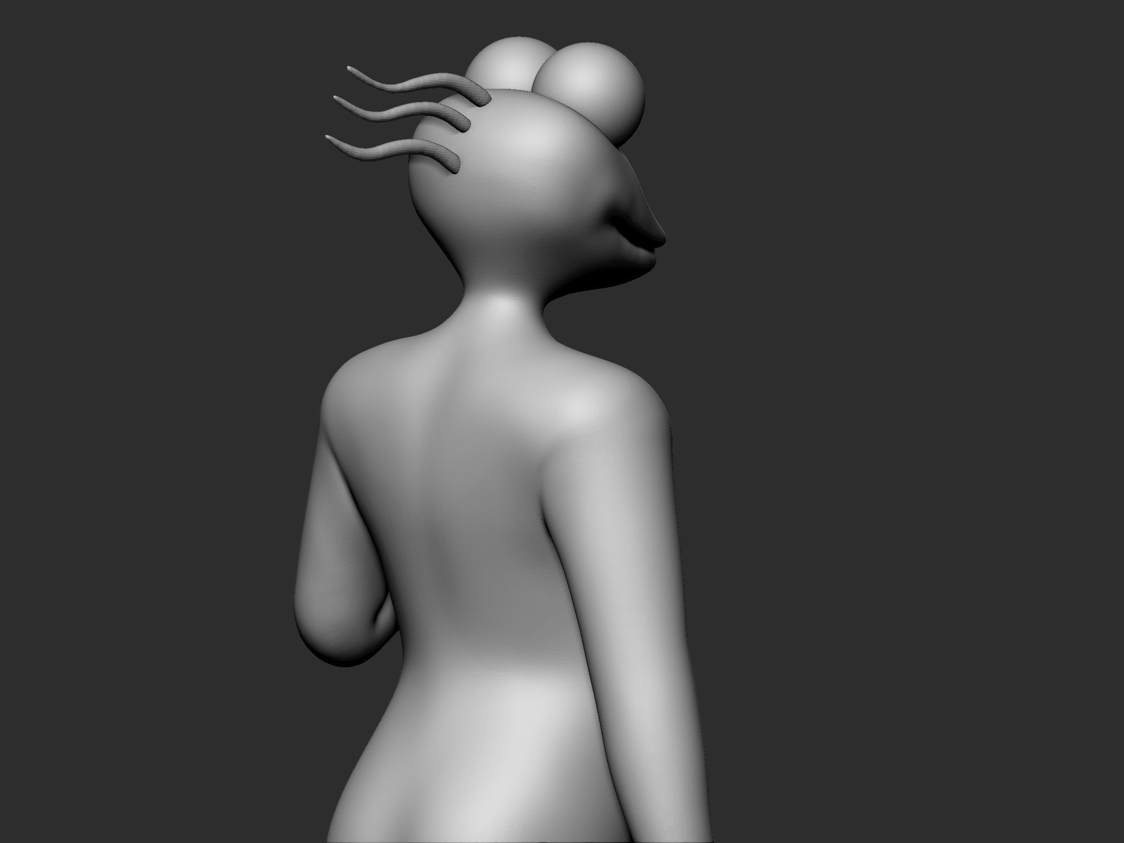 Graggle Simpson - STL - 3D print model_7