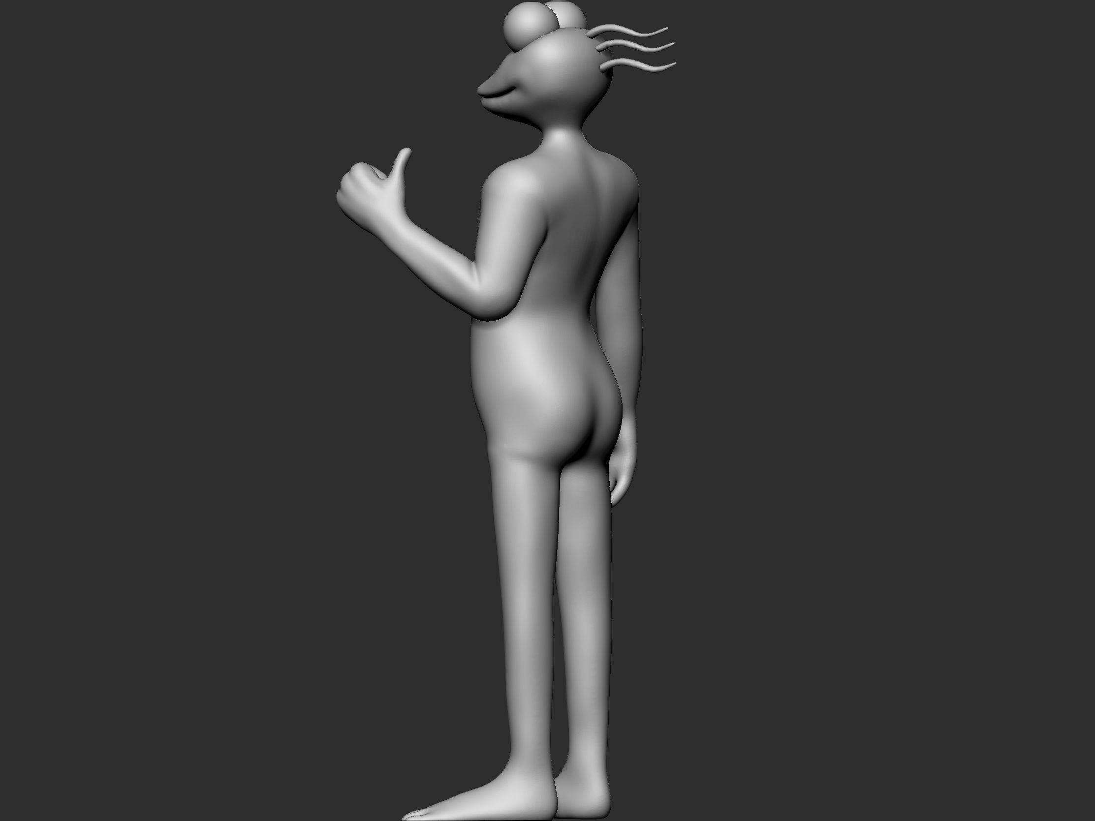 Graggle Simpson - STL - 3D print model_11