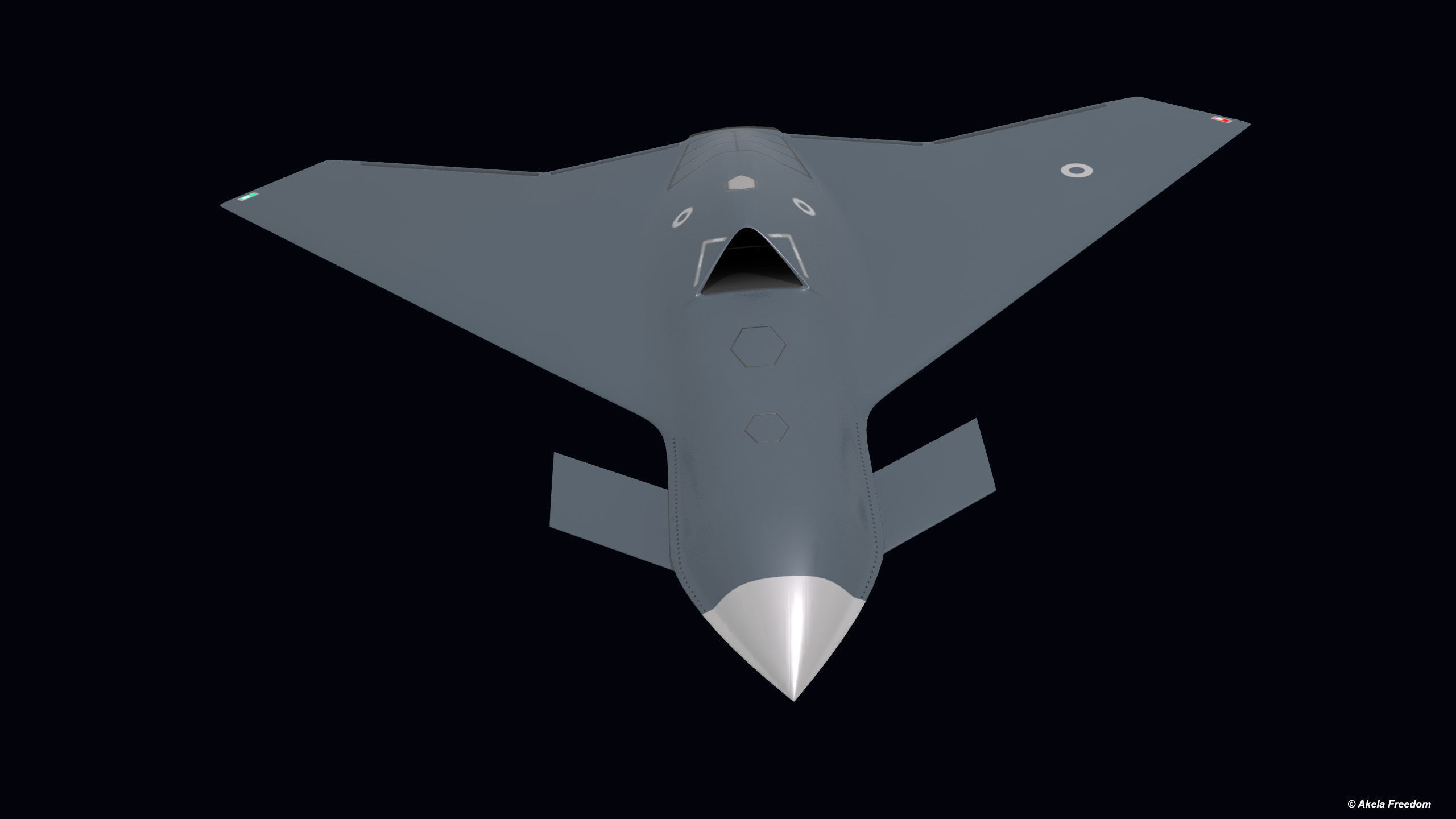 UCAV Concept 3D model_4