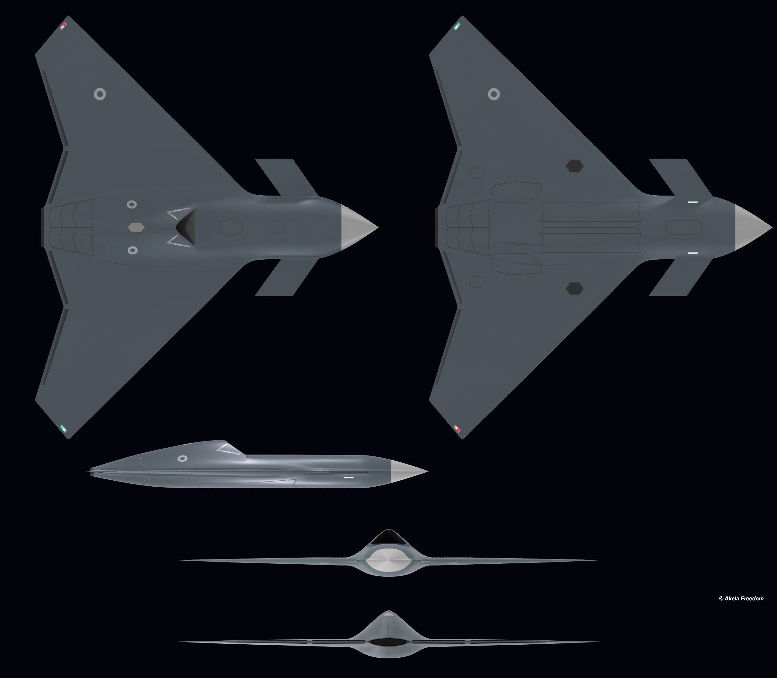 UCAV Concept 3D model_9