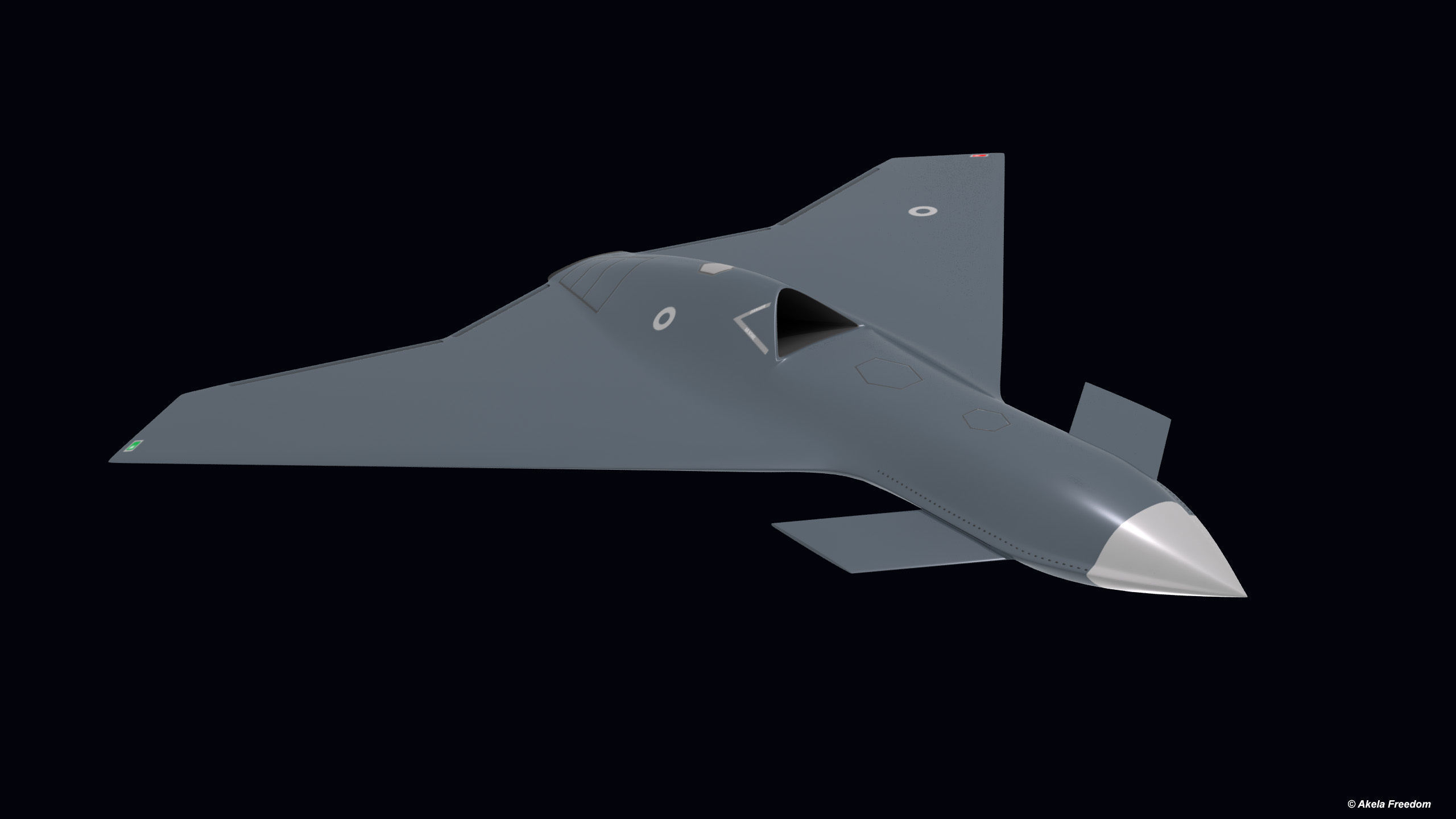 UCAV Concept 3D model_2