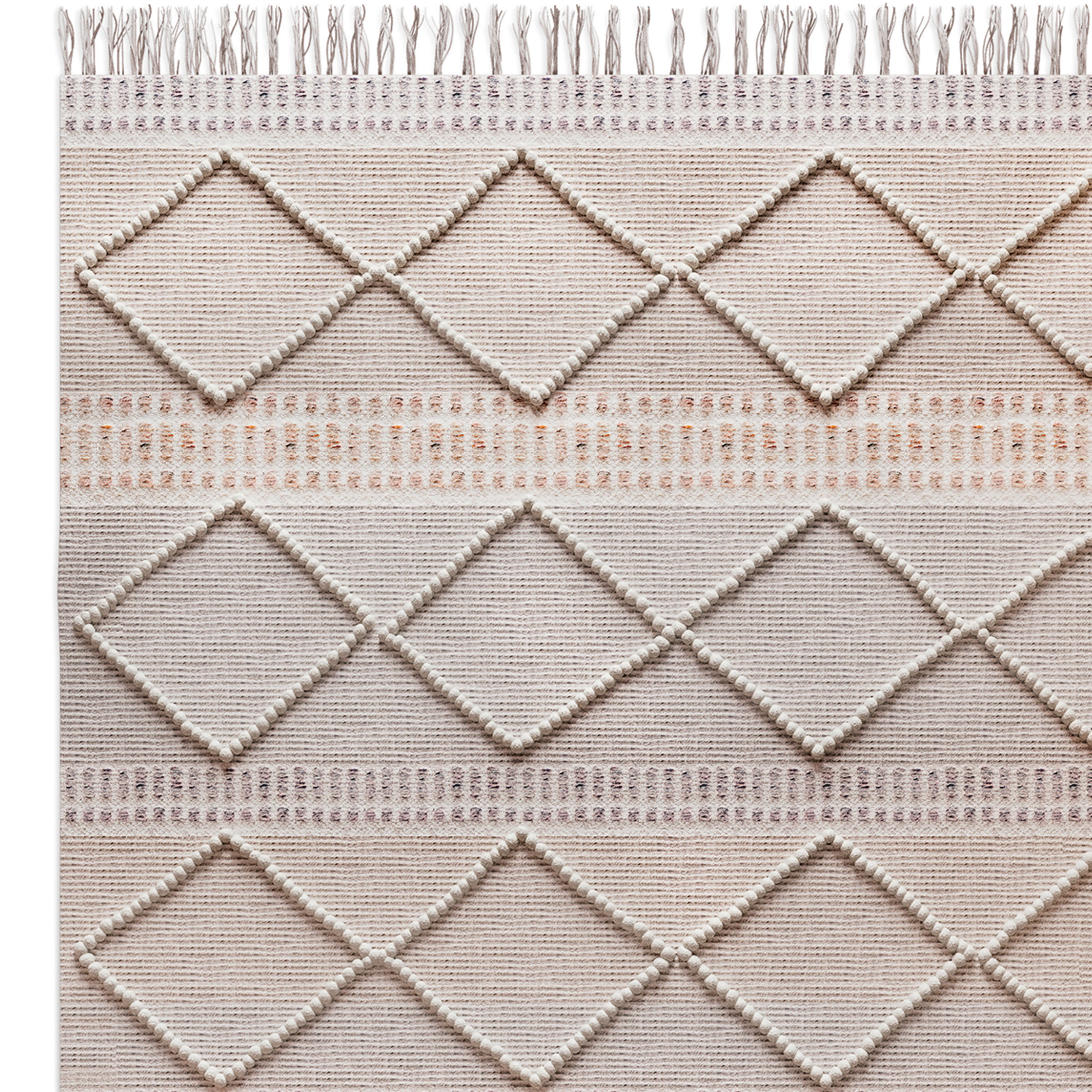 Home Republic Hendrix Natural And Sky Rug 3D model_1