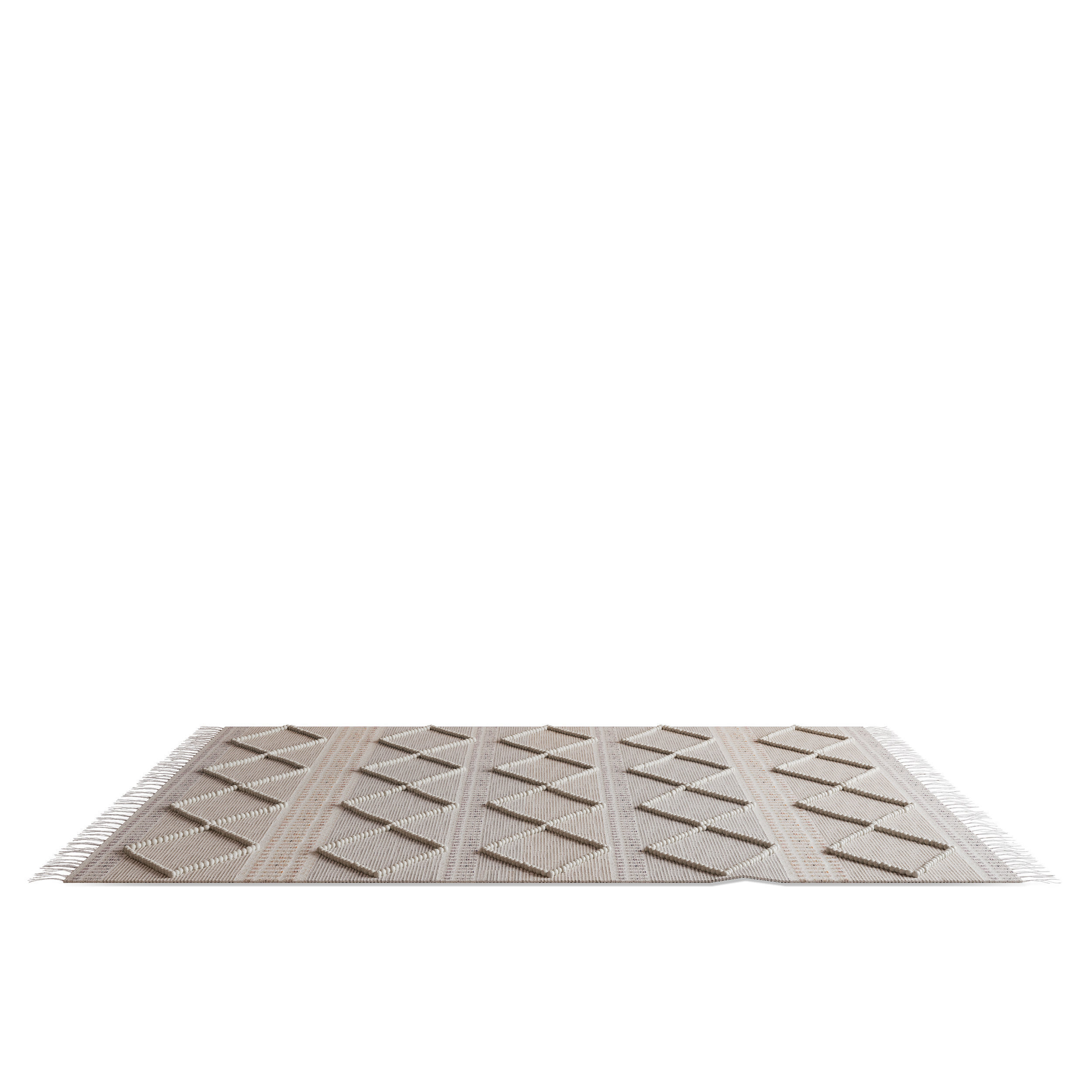 Home Republic Hendrix Natural And Sky Rug 3D model_6