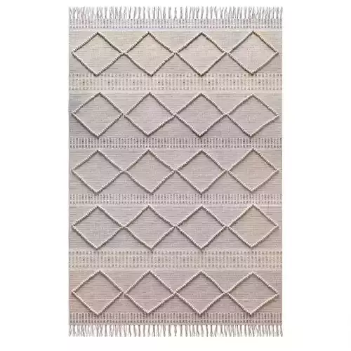 Home Republic Hendrix Natural And Sky Rug 3D model