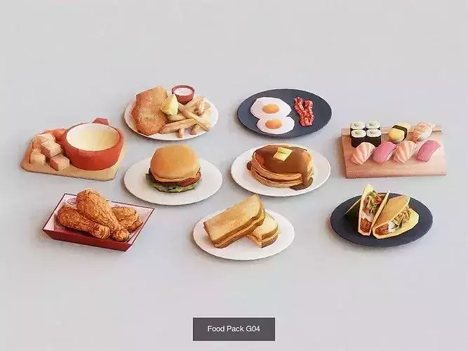 Food G03 3D Model Pack 3