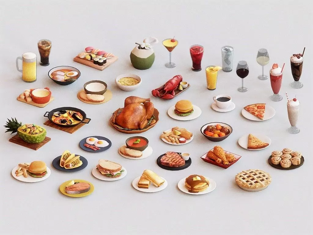 Food G03 3D Model Collection_0