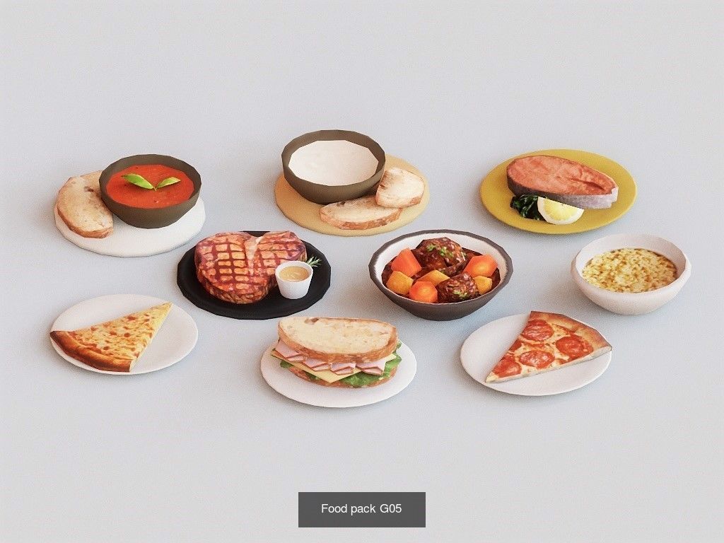Food G03 3D Model Collection_4