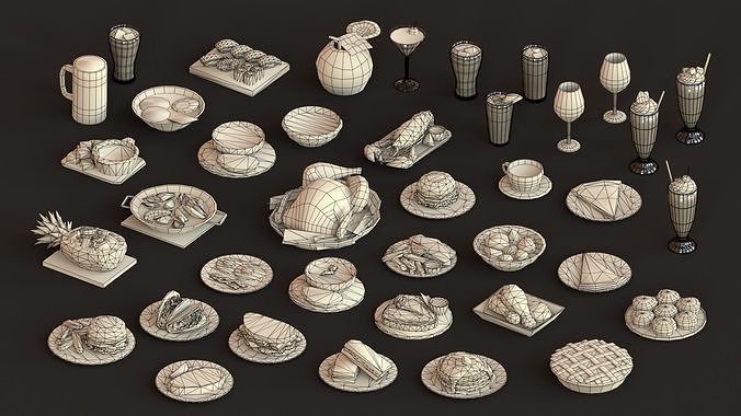 Food G03 3D Model Pack 6