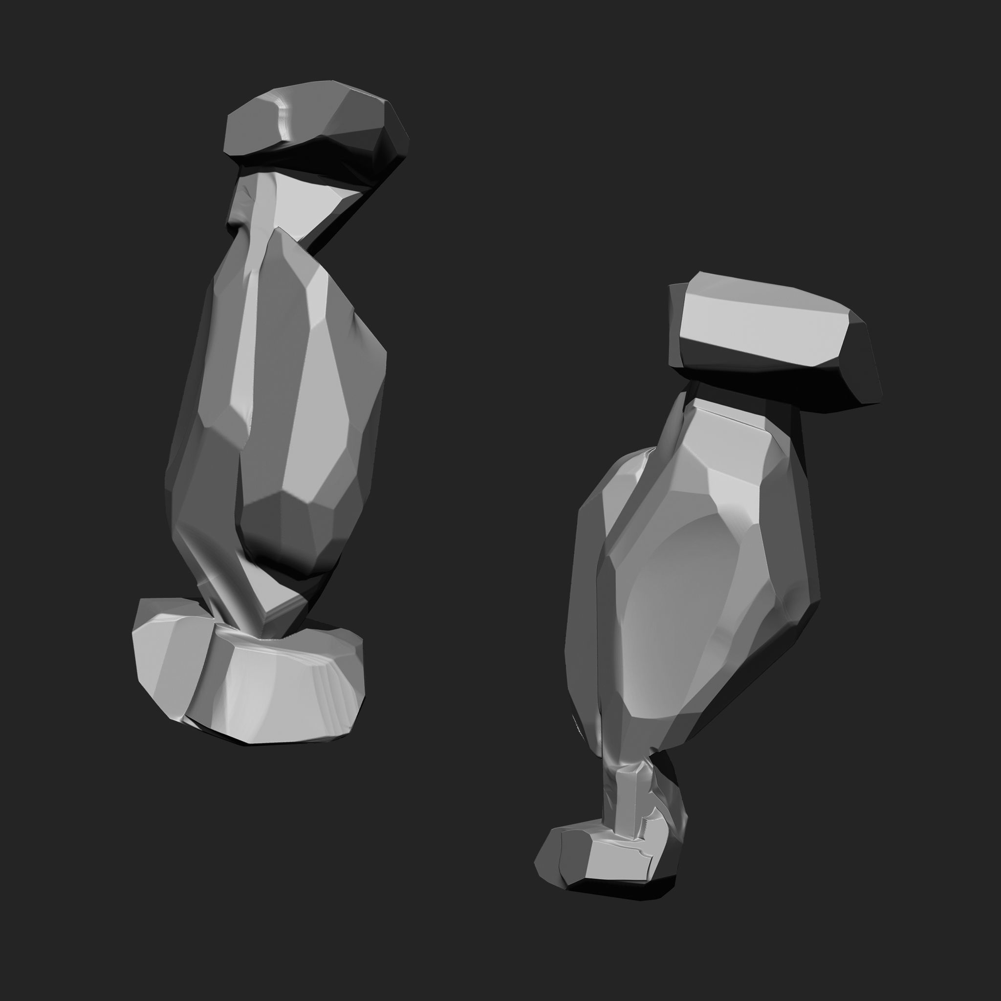 Stylized Rock IMM Brushes 15 in one Vol 4 3D model_7