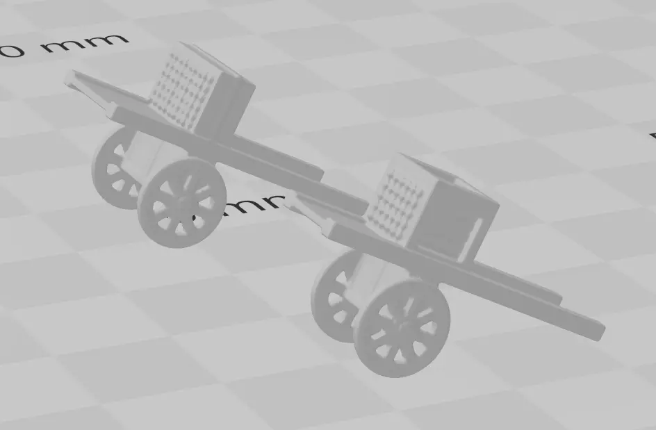 Chinese siege weapons medieval 20m 3D print model